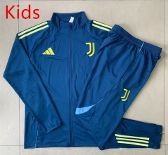 2025-26 Juventus FC Blue Kids/Youth Soccer Jacket -815