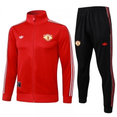 2025-26 Manchester United Red Thailand Soccer Jacket Uniform-815