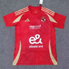 25-26 Al Ahly Home Red Thailand Soccer Jersey AAA-7209