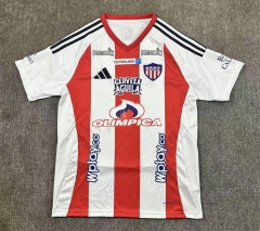 2025-26 Junior de Barranquilla Home Red&White Thailand Soccer Jersey AAA-417