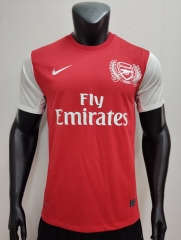 Retro Version 11-12 Arsenal Home Red Thailand Soccer Jersey AAA-0871