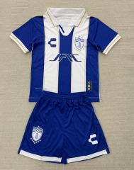 2025-26 Pachuca Home Blue&White Soccer Uniform-AY