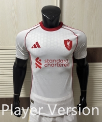 Player Version 2025-26 Liverpool Away White Thailand Soccer Jersey AAA-9812