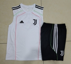 2025-26 Juventus White Thailand Soccer Vest Tracksuit Uniform-815