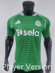 Player Version 2025-2026 Newcastle United Away Green Thailand Soccer Jersey AAA-1959