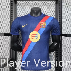 Player Version 25-26 Special Edition Barcelona Blue Thailand Soccer Jersey AAA-888
