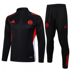 2025-26 Bayern München Black Soccer Jacket Uniform-815