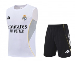 2025-2026 Real Madrid White Thailand Soccer Vest Uniform-4627
