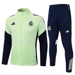 2025-2026 Real Madrid Light Green Thailand Soccer Jacket Uniform-815