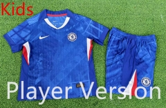 Player version 2025-26 Chelsea Home Blue Kid/Youth Soccer Uniform-9926