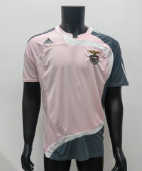 Retro Version 07-08 Benfica Away Pink Thailand Soccer Jersey AAA-7070