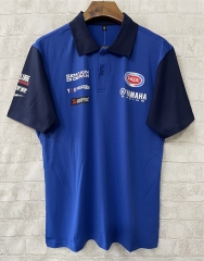 （s-3xl）2025 Formula one Yamaha Blue Formula One Racing Suit（With collar）
