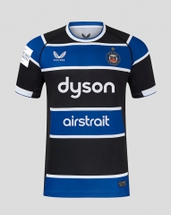 2025 Bath Home Black&Blue Thailand Rugby Jersey