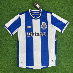 (S-4XL) 25-26 Porto Home Blue&White Thailand Soccer Jersey AAA-403