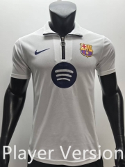 Player Version 25-26 Barcelona White Thailand Soccer Jersey AAA-SJ