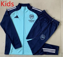 2025-2026  Arsenal Light Blue Kids/Youth Soccer Jacket Uniform-815