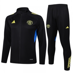 2025-26 Manchester United Black Thailand Soccer Jacket Uniform-815