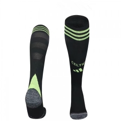 25-26 Celtic Away Black Kids/Youth Soccer Socks