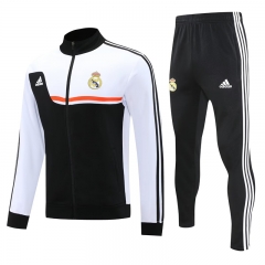Reteo version  Real Madrid White&Black Thailand Soccer Jacket Uniform-4627