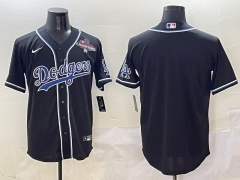 2025 Three generations of fashion New MLB Los Angeles Dodgers Black Jersey(Style 6)-0840