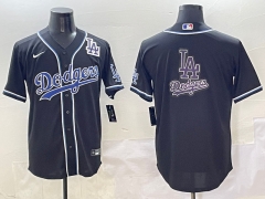 2025 Three generations of fashion New MLB Los Angeles Dodgers Black Jersey(Style11)-0840