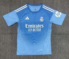 25-26 Real Madrid Goalkeeper Blue Thailand Soccer Jersey-2353