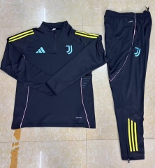 25-26 Juventus Royal Blue Thailand Soccer Tracksuit Uniform-411