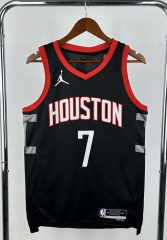 2023 Flyer version  Houston Rockets Black #7 NBA Jersey-311