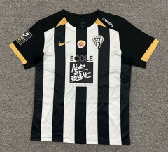 (S-4XL) 25-26 Angers SCO Home Black&White Thailand Soccer Jersey AAA-512