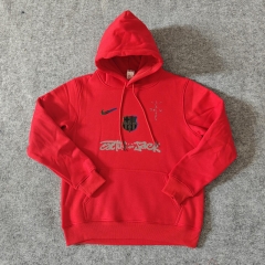 Joint Model Barcelona Red Thailand Soccer Tracksuit With Hat-LH