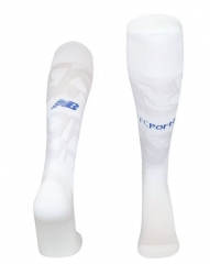 25-26 Porto White Kids/Youth Thailand Soccer Socks