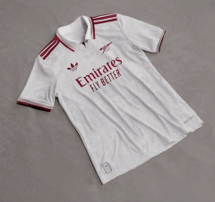 25-26 Arsenal 2nd Away White Thailand Soccer Jersey AAA