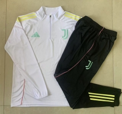 2025-26 Juventus White Thailand Soccer Tracksuit-815