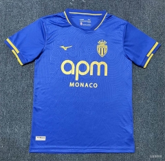 (S-4XL) 25-26 Monaco Away Blue Thailand Soccer Jersey AAA-8430