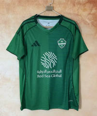 (S-4XL) 25-26 Al-Ahli Saudi Away Green Thailand Soccer Jersey AAA-7209
