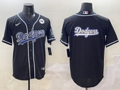 2025 Three generations of fashion New MLB Los Angeles Dodgers Black Jersey(Style12)-0840