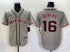2025 MLB San Francisco Giants Grey #16 Jersey-0840