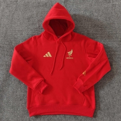125th Anniversary Edition Mexico Red Thailand Tracksuit Top With Hat-LH