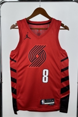 2023 Flying Man Edition Portland Trail Blazers Red #8 NBA Jersey-311