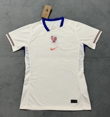 2025-26 France Away White Thailand women Soccer Jersey AAA-4506