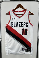 2023 Portland Trail Blazers White #16 NBA Jersey-311