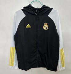 2025-26 Real Madrid Black&Grey Wear Thailand Trench Coats-0255