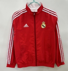 2025-26 Real Madrid Red Wear Thailand Trench Coats-0255