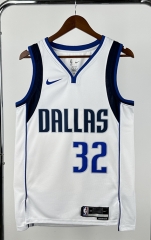 NBA Dallas Mavericks White #32 Jersey-311