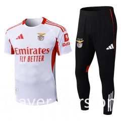 Player version 2025-26 Benfica Away White Thailand Soccer Tracksuit Uniform-9926