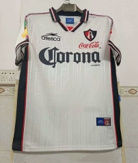 (s-3xl)Retro Version 1999-2000 Atlas Away White Thailand Soccer Jersey AAA-6895