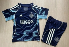 2025-2026 Ajax Away Blue Soccer Uniform-6748