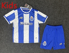 25-26 Porto Home Blue&White Kids/Youth Soccer Uniform-GB