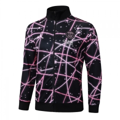 2025-26 Jordan Paris SG Black Star Inkjet Thailand Soccer Jacket-815