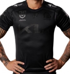 2025 Mustang Black Thailand kids Rugby Shirt